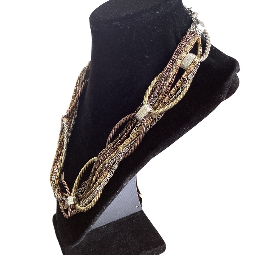 Attractive Link Statement Necklace - image 4